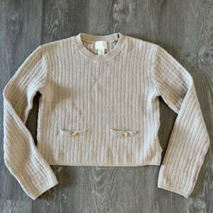 🧡3/15 H&M Pullover Sweater Tan Women's S